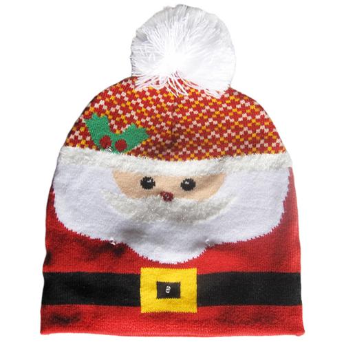 43 Designs LED Christmas Beanie Sweater Christmas Santa Hat Light Up Knitted Hat for Kid Adult Christmas Party-UlGadget