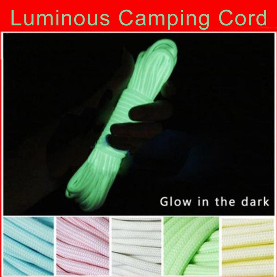 6 Meters Survival Glowing Camping Cord Hiking Climbing Ropes-UlGadget