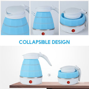 0.6L Portable Foldable Silicone Electric Kettle-UlGadget