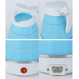 0.6L Portable Foldable Silicone Electric Kettle-UlGadget