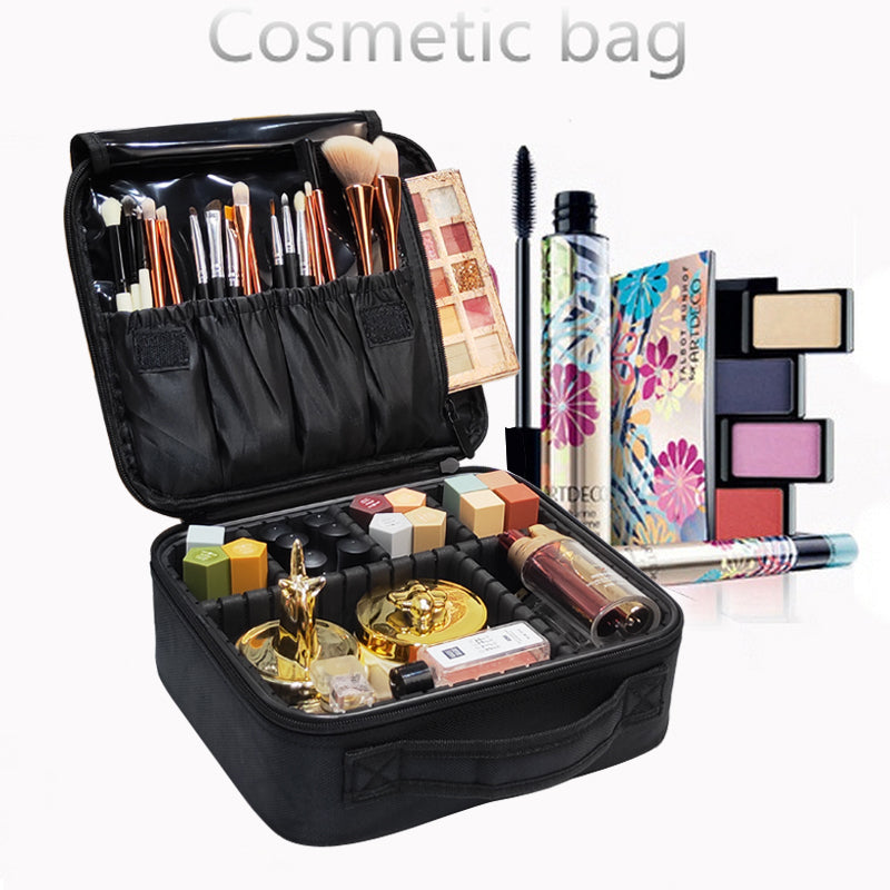 Women Professional Makeup Bag & Cosmetic Travel Organizer Waterproof Cosmetic Bag-UlGadget