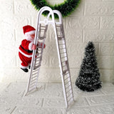 Christmas Electric Ladder Climbing Santa Hanging Decoration Christmas Tree Ornaments Funny New Year Kids Gifts-UlGadget