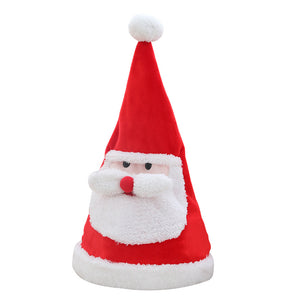 Electric Christmas Hat Santa Hat with Light Sing Illuminated Swing Dancing Function Xmas Party Gifts for Boys Girls-UlGadget