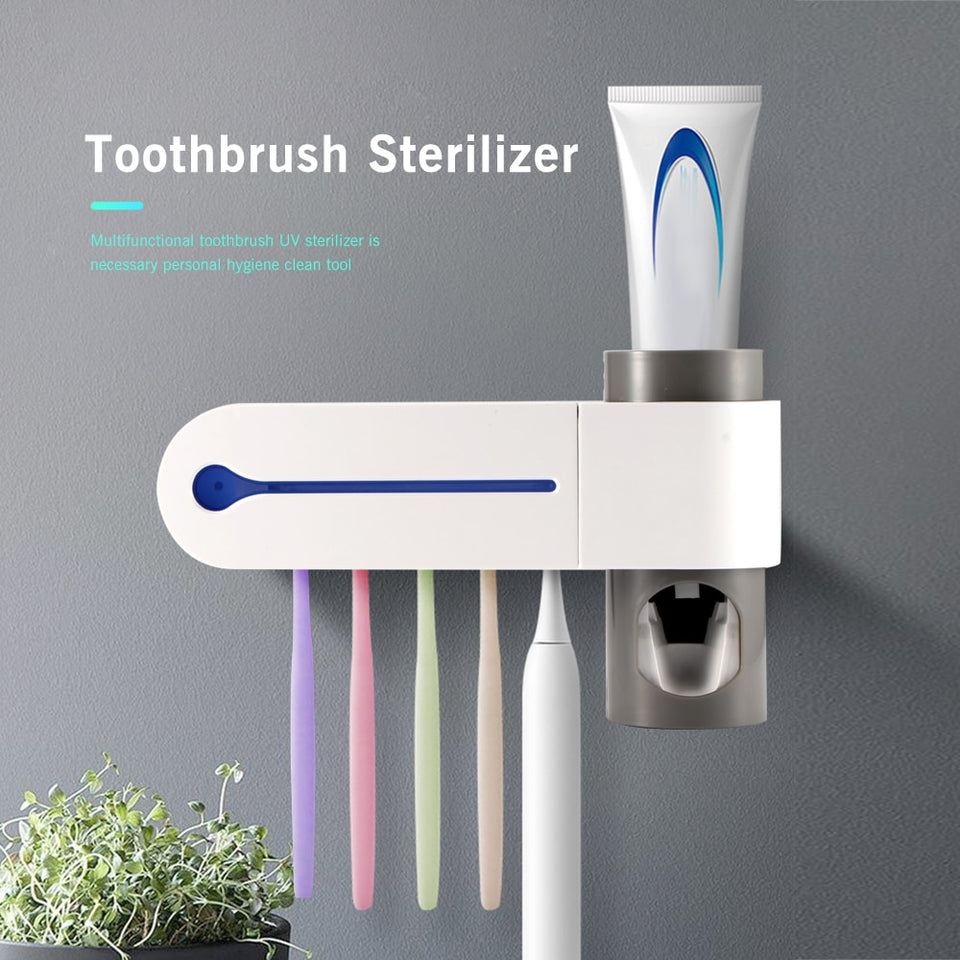 2-IN-1 Ultraviolet ABS Toothbrush Disinfector-UlGadget