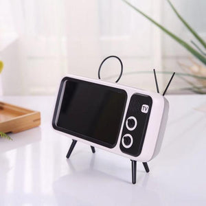 RETRO TV BLUETOOTH SPEAKER MOBILE PHONE HOLDER-UlGadget