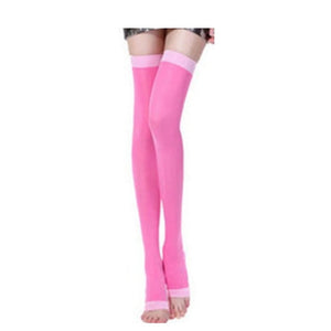 420D Womens Overnight Slimming Compression Leggings Burn Fat Fit Over the Knee Fingerless-UlGadget