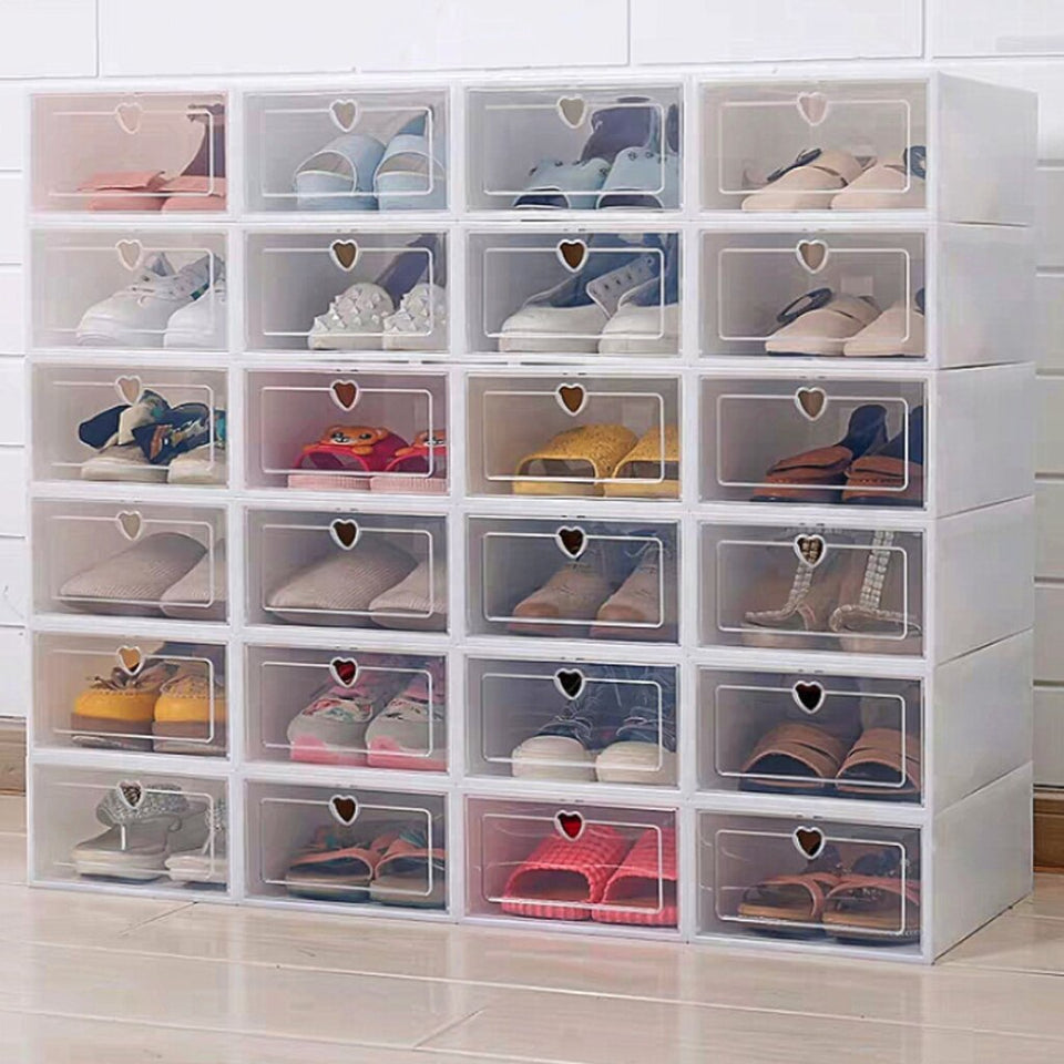 Home & Garden Transparent Drawer Shoes Box-UlGadget