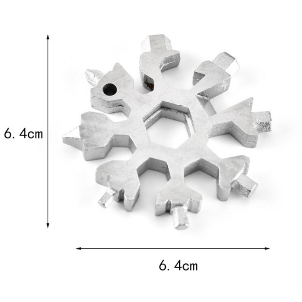 18-IN-1 Stainless Steel Snowflake Multi-Tool-UlGadget