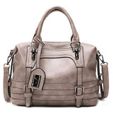 Women Vintage Luxury Large Leather Handbags-UlGadget