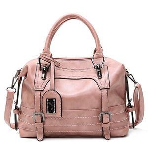 Women Vintage Luxury Large Leather Handbags-UlGadget