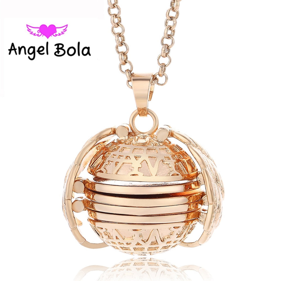 Expanding Photo Locket Colorful Metal Pendant Necklace For Women-UlGadget