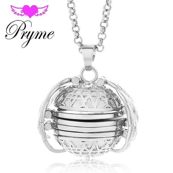 Expanding Photo Locket Colorful Metal Pendant Necklace For Women-UlGadget