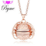 Expanding Photo Locket Colorful Metal Pendant Necklace For Women-UlGadget