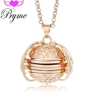 Expanding Photo Locket Colorful Metal Pendant Necklace For Women-UlGadget