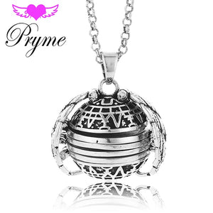 Expanding Photo Locket Colorful Metal Pendant Necklace For Women-UlGadget