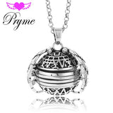 Expanding Photo Locket Colorful Metal Pendant Necklace For Women-UlGadget