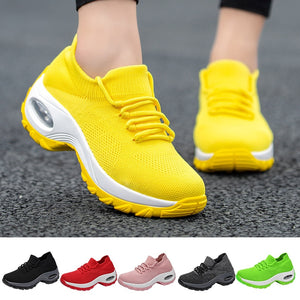 6 Colors Womens Mesh Breathable Lightweight Comfortable Walking Shoes-UlGadget