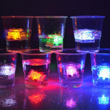 12PCS Multi Color Water-Activated Flash LED Ice Cubes-UlGadget