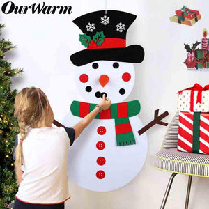 Toys and Hobbies DIY Felt Christmas Snowman-UlGadget