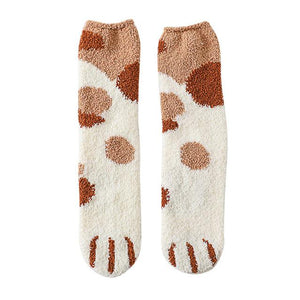 Pet Products Winter Cat Claws Cute Thick Warm Sleep Floor Socks-UlGadget