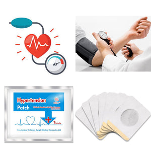 7 Pcs Hypertension Patch Reduce High Blood Pressure Chinese Herbal Medical Plaster