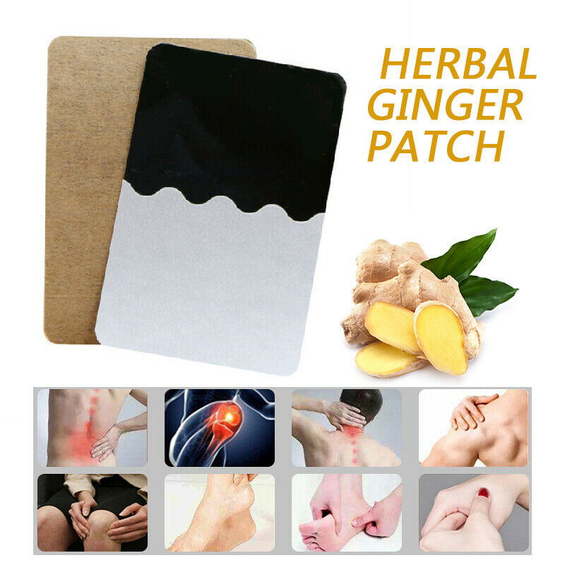 10PCS Healing Ginger Neck Back Body Pain Relaxation Detox Patch-UlGadget