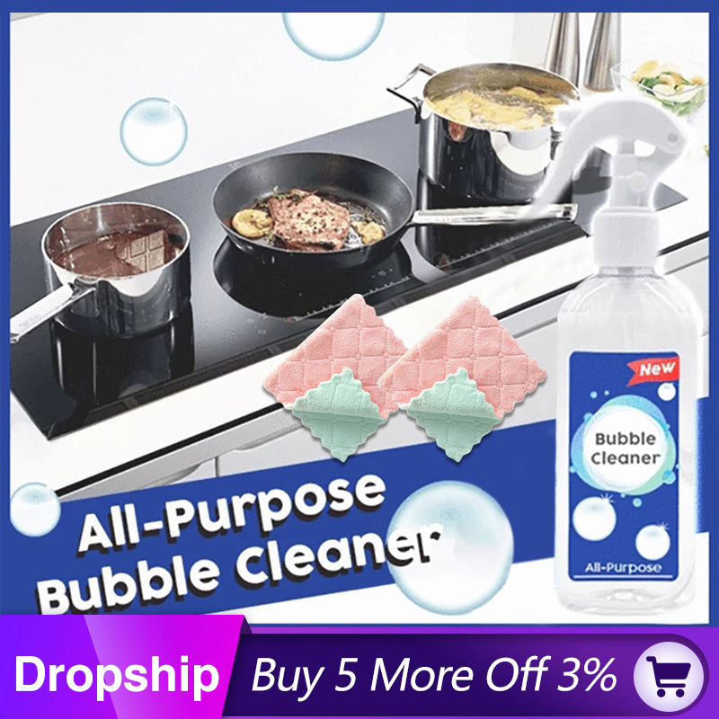 All-Purpose Cleaning Bubble Spray Multi-Purpose Foam Kitchen Grease Cleaner-UlGadget