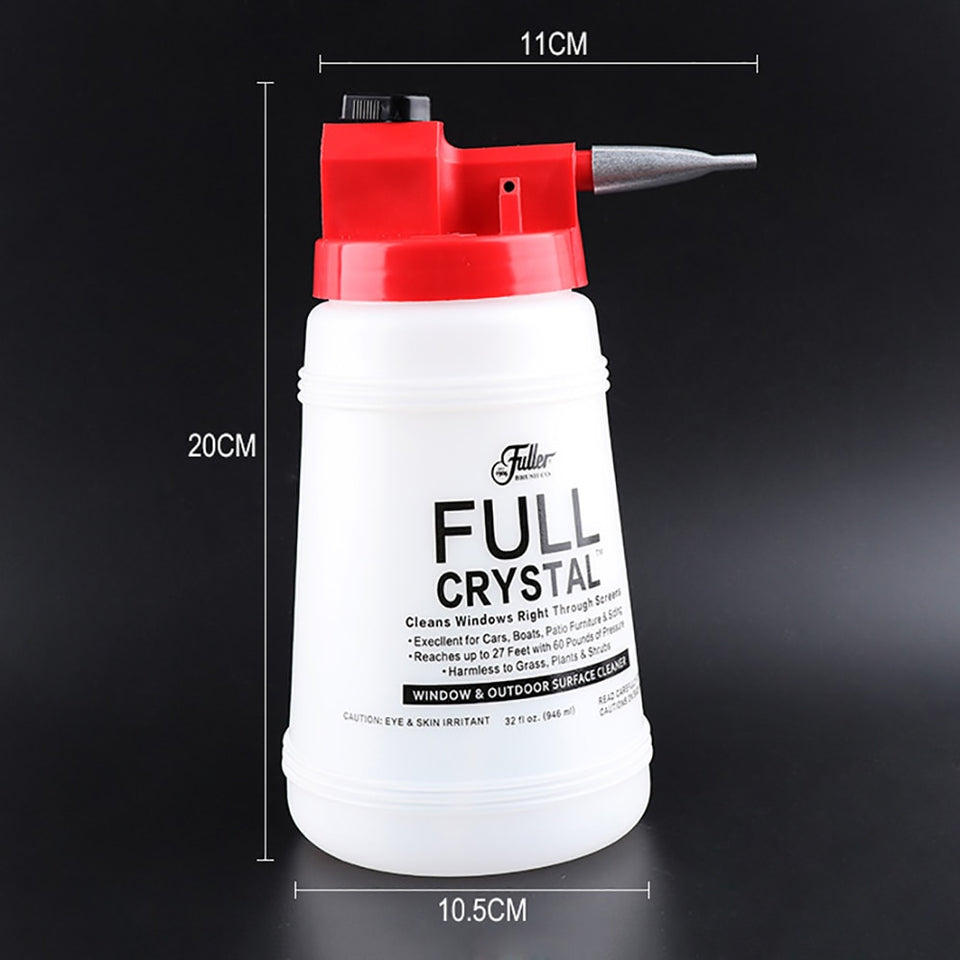 Full Crystal Outdoor Glass Cleaner Window Handheld Spray Bottle or For Cars-UlGadget