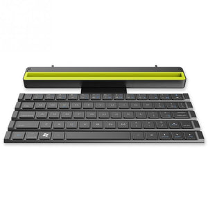 Black Wireless Bluetooth Keyboard Universal Roll Up Quick Response with Tablet PC Smart Phones Holder-UlGadget