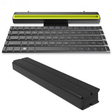 Black Wireless Bluetooth Keyboard Universal Roll Up Quick Response with Tablet PC Smart Phones Holder-UlGadget