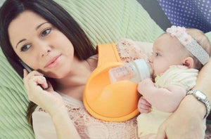 Mother and Kids Hands Free Baby Bottle Holder-UlGadget