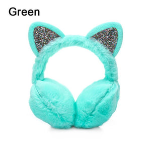 Unicorn Gradient Plush Warm Earmuffs For Kids Soft Muffs Ear-UlGadget