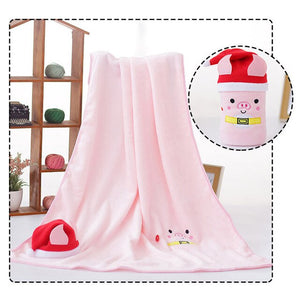 Christmas Gift Cartoon Flannel Blanket Snowman Super Soft Fluffy Blanket Bed Sofa Children Gift-UlGadget