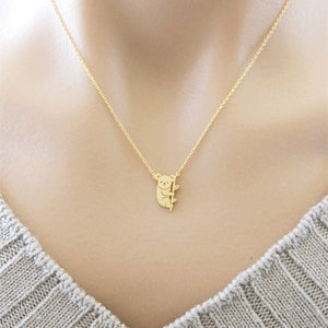 Koala Necklace Australian Koala Bear Woodland Necklaces Pendants For Women-UlGadget