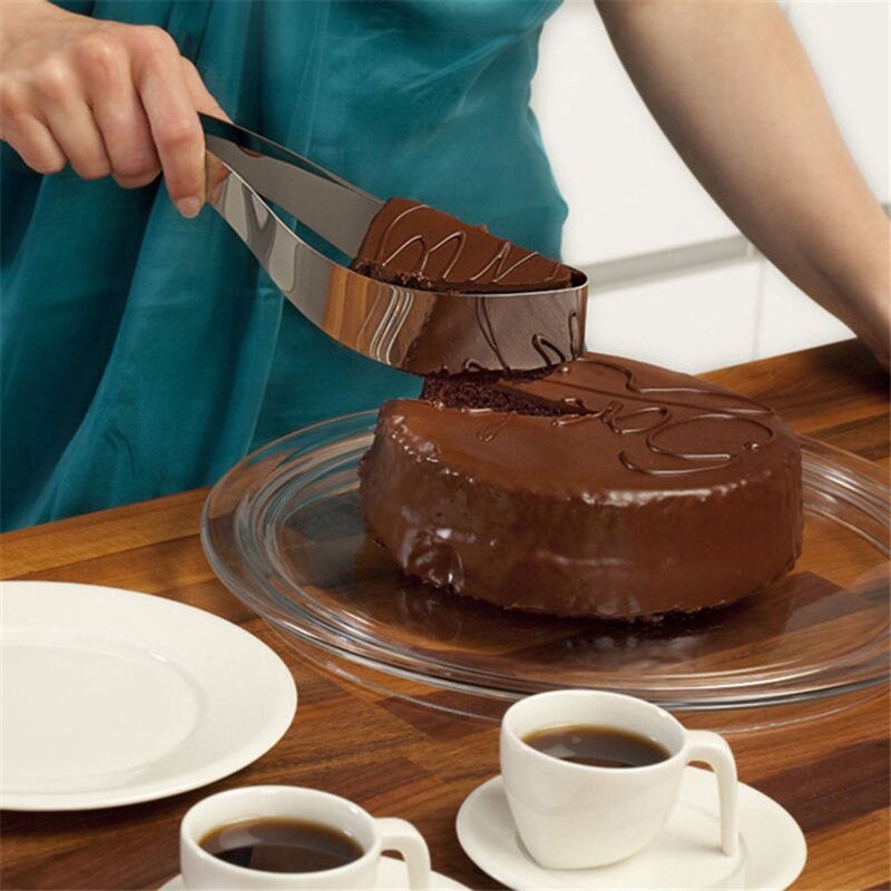 Stainless Steel Cake Slicer Cheese Confectionery Cutter Chocolate Biscuit Knife-UlGadget