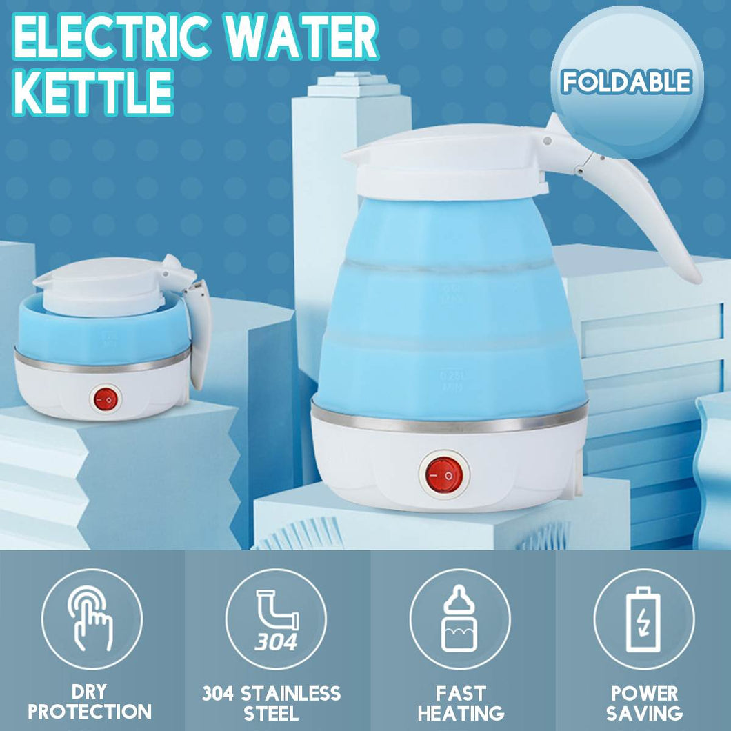 0.6L Portable Foldable Silicone Electric Kettle-UlGadget