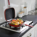 Double Sided Nonstick Grill Pan Steak Fry Saucepan Kitchen Supplies-UlGadget