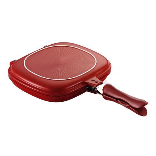 Double Sided Nonstick Grill Pan Steak Fry Saucepan Kitchen Supplies-UlGadget