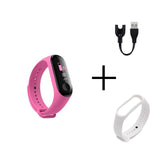 Smart Fitness Watch Bluetooth Bracelet Wristband Heart Rate Monitor With Vibration Reminder-UlGadget