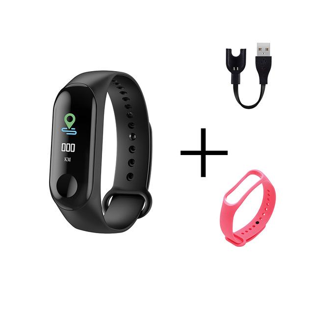 Smart Fitness Watch Bluetooth Bracelet Wristband Heart Rate Monitor With Vibration Reminder-UlGadget