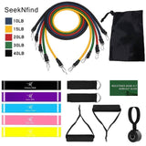 Sports and Entertainment ResiBands™ 11Pc Resistance Bands Set-UlGadget