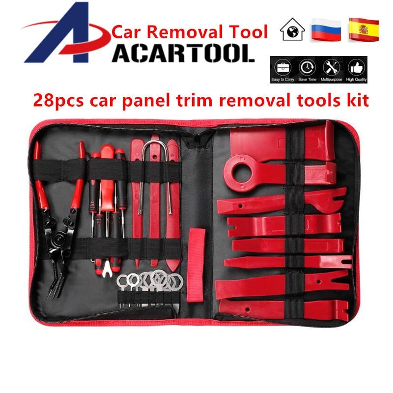 28PCS Hard Plastic Auto Car Trims Removal Set Tool-UlGadget