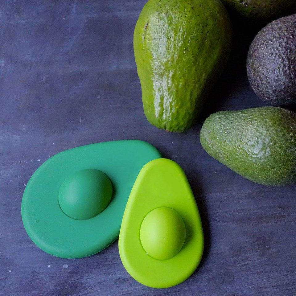 2PCS Creative Portable Silicone Avocado Fresh-keeping Cover-UlGadget