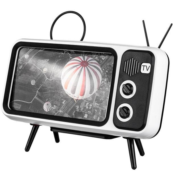 RETRO TV BLUETOOTH SPEAKER MOBILE PHONE HOLDER-UlGadget