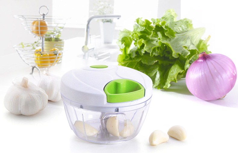 INSTANT FOOD CHOPPER Fruit Vegetable Dicer Garlic Ginger Cutter Kitchen-UlGadget