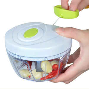 INSTANT FOOD CHOPPER Fruit Vegetable Dicer Garlic Ginger Cutter Kitchen-UlGadget