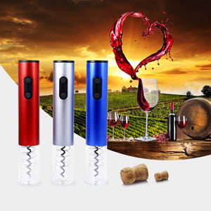 Automatic Electric wine bottle opener With Foil Cutter And Vacuum Stopper-UlGadget