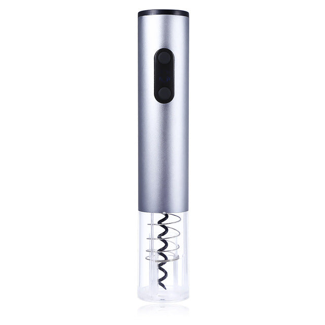 Automatic Electric wine bottle opener With Foil Cutter And Vacuum Stopper-UlGadget