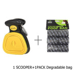 Pet Products Pooper Scooper with bag attached-UlGadget