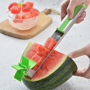 Stainless Steel Watermelon Windmill Slicer Cutter-UlGadget